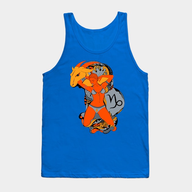 Orangrey Capricorn Beauty Tank Top by kenallouis